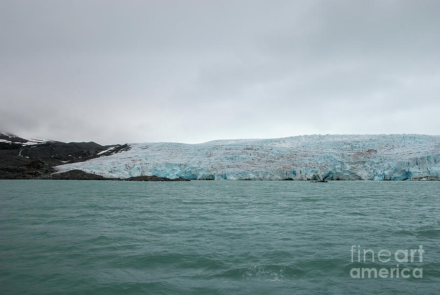 Summer Photograph - Nordenskiold Glacier of Svalbard #1 by Nancy Gleason