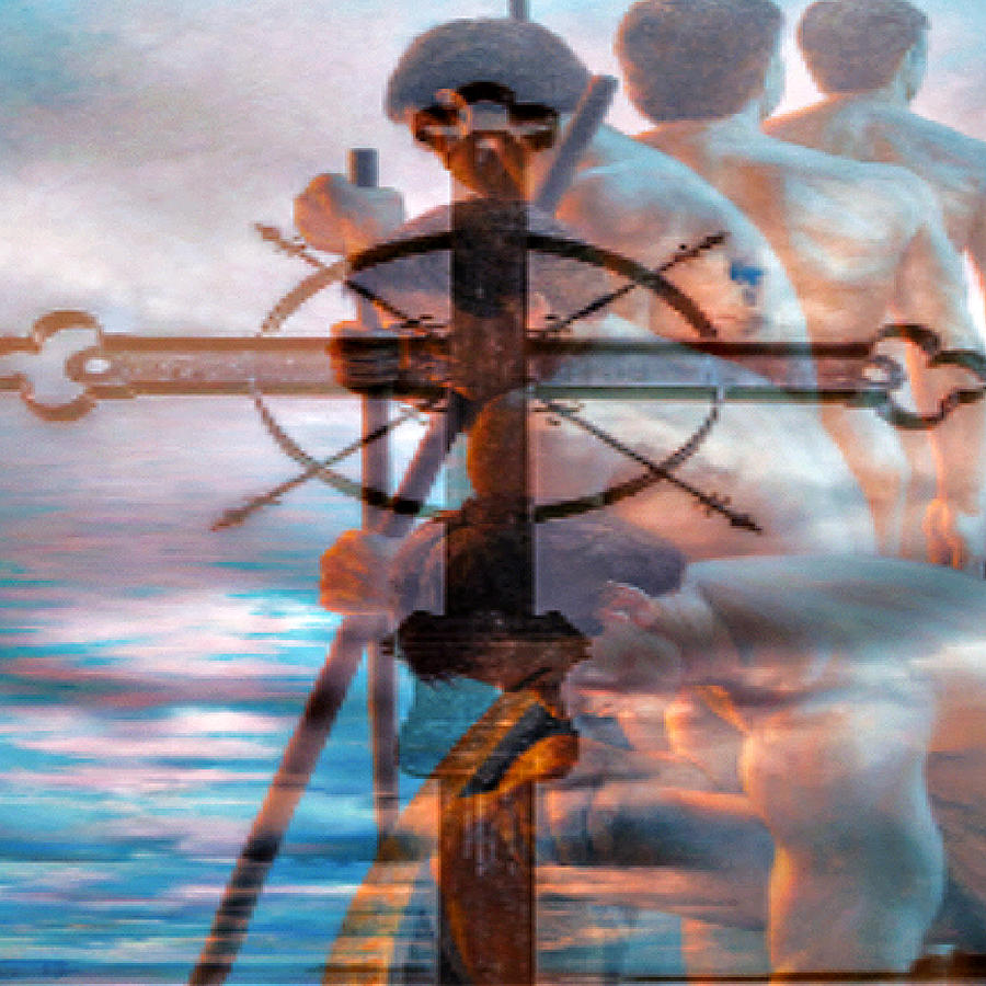 Odin Seafarer Dawn Digital Art By Claude Theriault Fine Art America