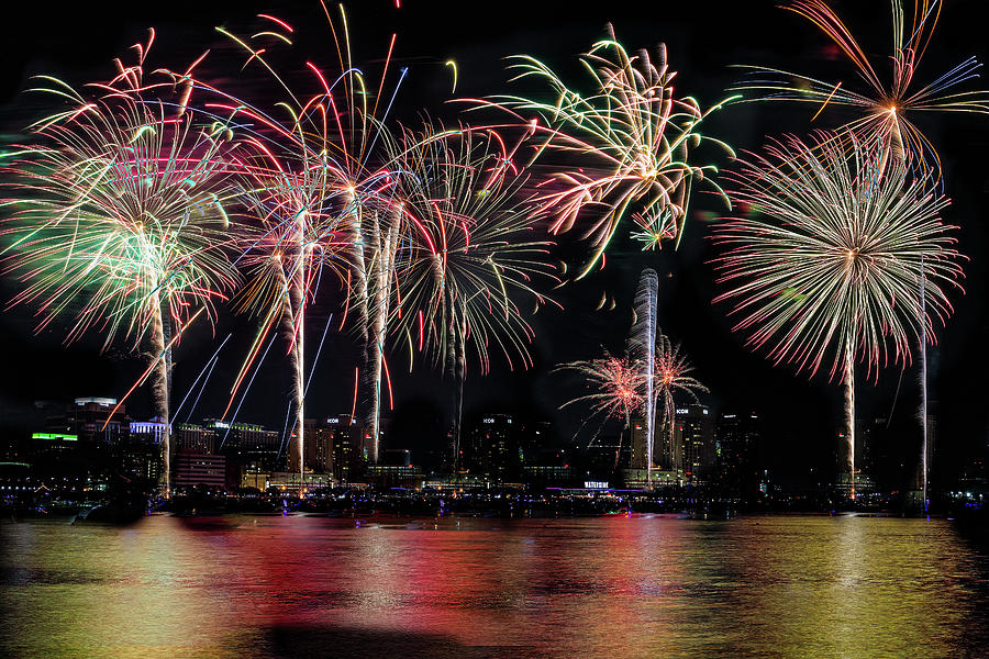 Independence Day Photograph - Norfolk Fireworks #2 by Pete Federico Independence Day Photograph - Norfolk Fireworks #2 by Pete Federico