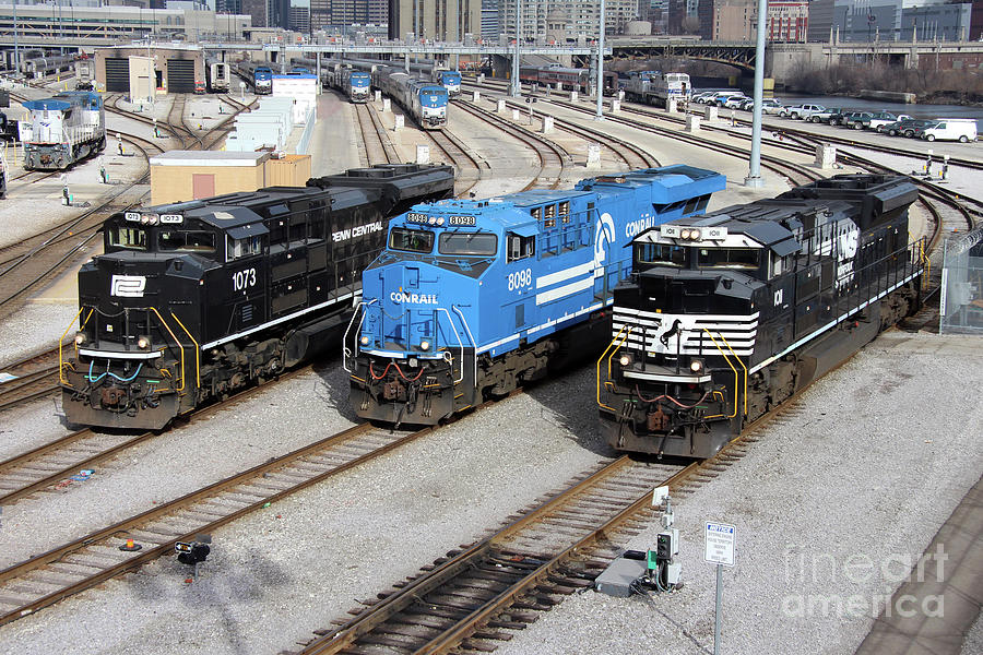 Norfolk Southern Heritage Faces 2 Photograph