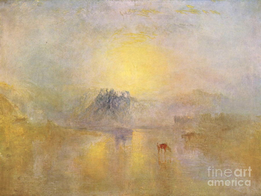 Norham Castle, Sunrise Painting by William Turner