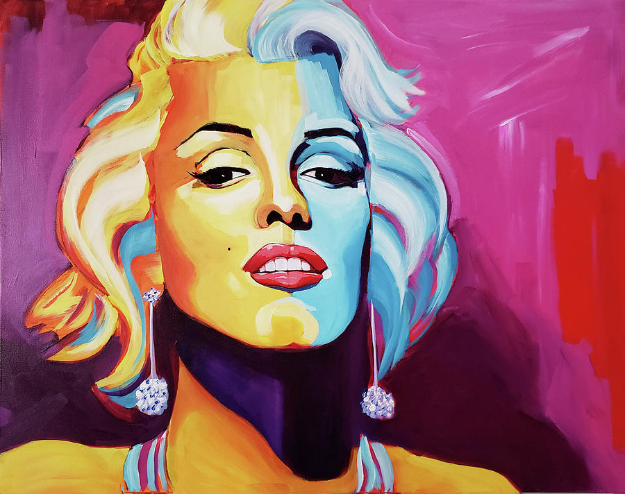 Norma Jeane Painting by D R Jones