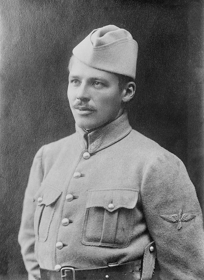 Norman Prince Portrait - Lafayette Escadrille Pilot - WW1 Circa 1915 Photograph by War Is Hell Store