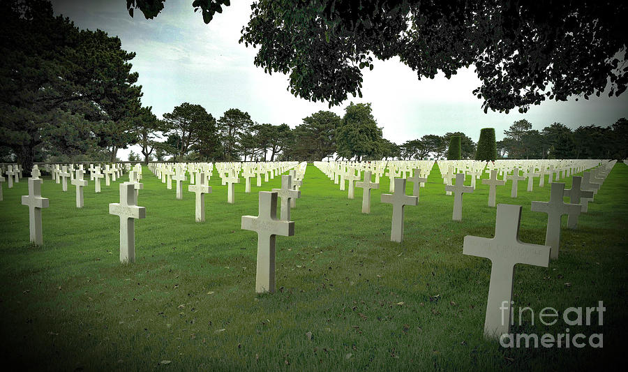 Normandy American Cemetery France Photograph by Veronica Batterson