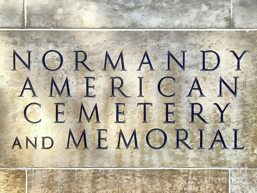 Normandy American Cemetery Digital Art by Joseph Hendrix