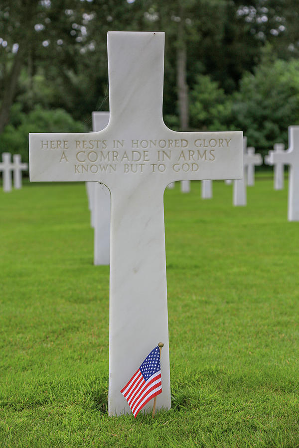 Normandy American Cemetery Photograph by Steve Templeton