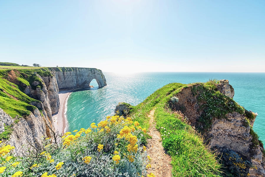 Holiday Photograph - Normandy Landscape by Manjik Pictures