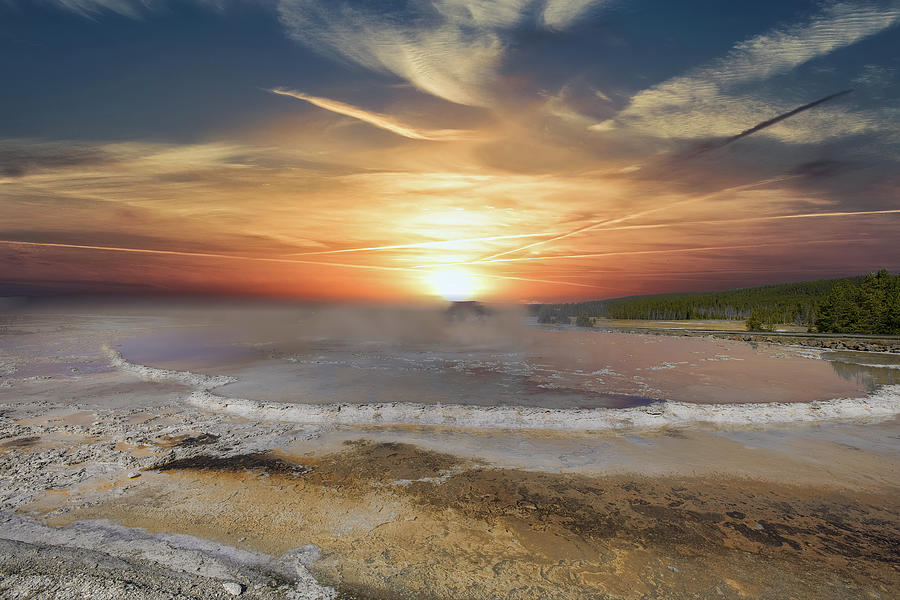 Norris Geyser Basin, Yellowstone National Park Photograph by Pete Federico