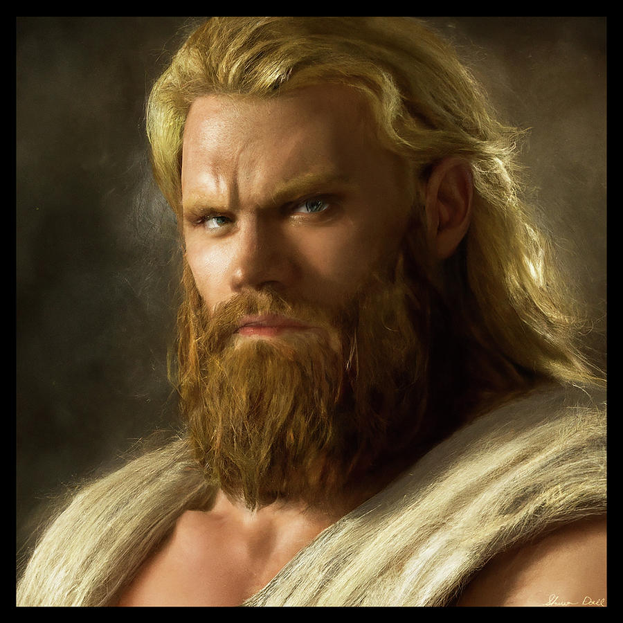 Norse Warrior 1 Digital Art by Shawn Dall