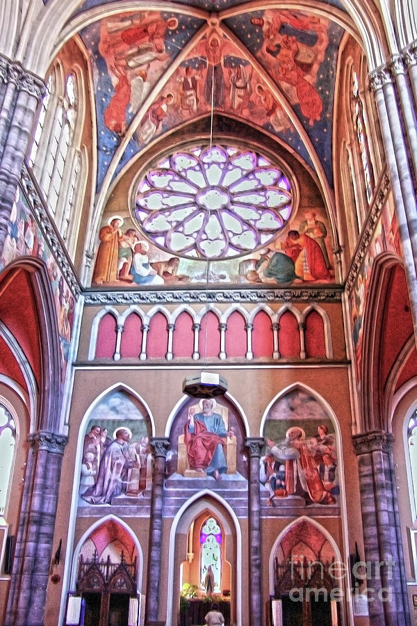 North Aisle - Sanctuary in Osijek Cathedral Photograph by Jasna Dragun
