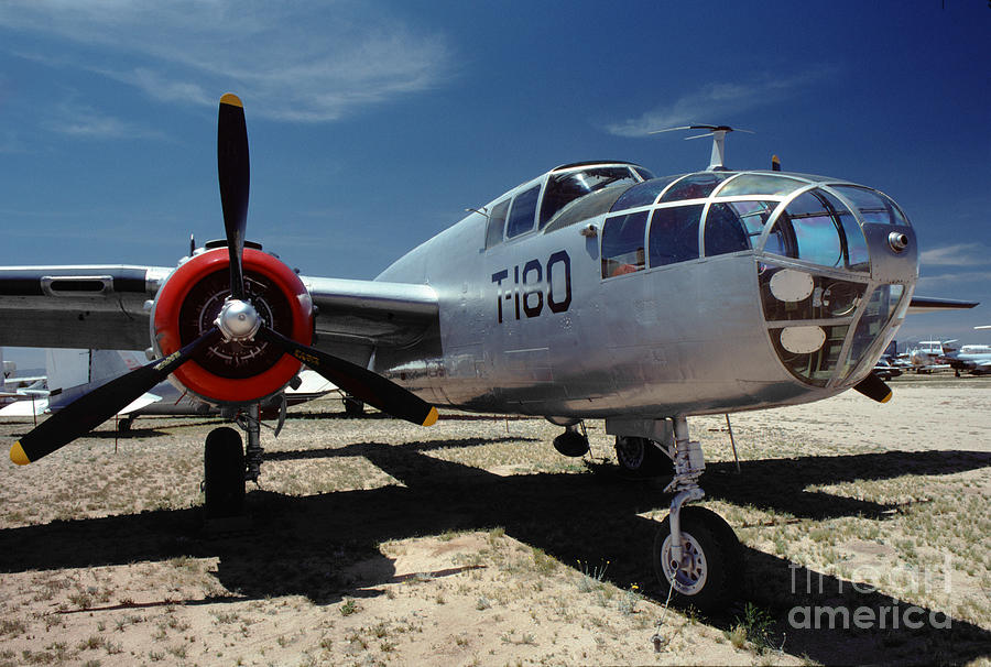Tucson Photograph - North American B-25J in Pima, Tucson by Wernher Krutein