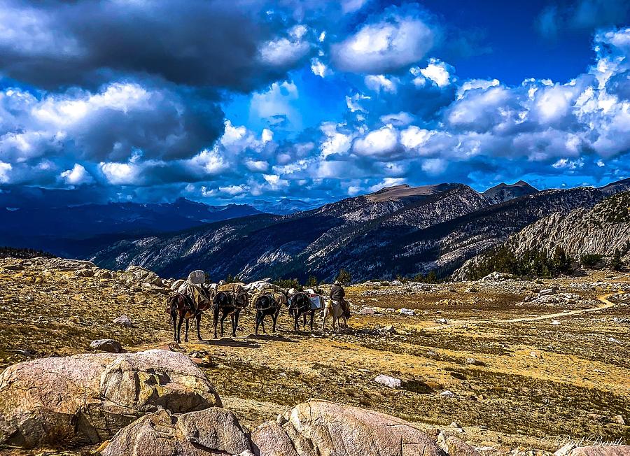 North Bound Silver Pass On The John Muir Trail Photograph
