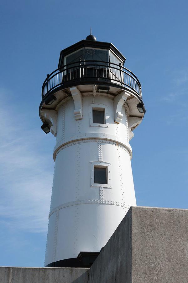 North Breakwater Lighthouse Photograph by Liza Eckardt