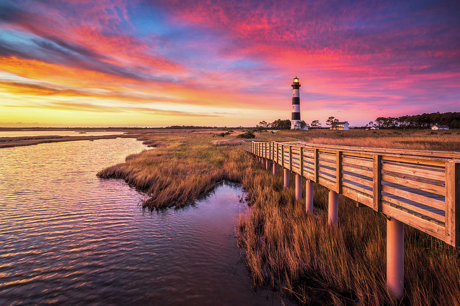 North Carolina Bodie Island Lighthouse Outer Banks Nags Head Nc Obx