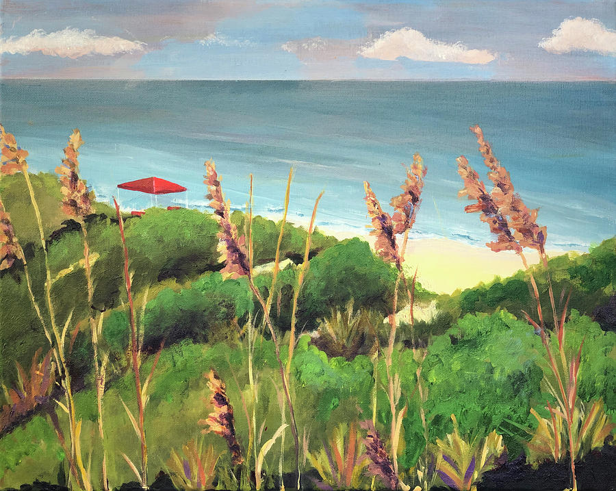 North Carolina Coast Painting by Wanda Oates Fine Art America