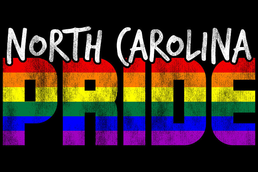 North Carolina Pride LGBT Flag Digital Art by Patrick Hiller Pixels