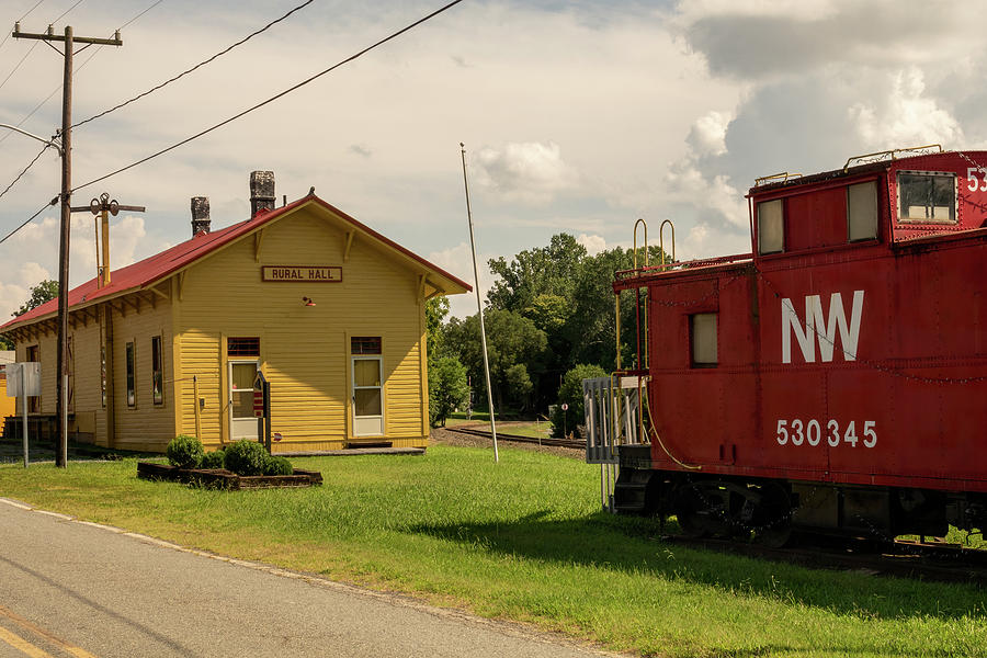 North Carolina Rural Hall Train Station 108 Photograph by Dan Carmichael