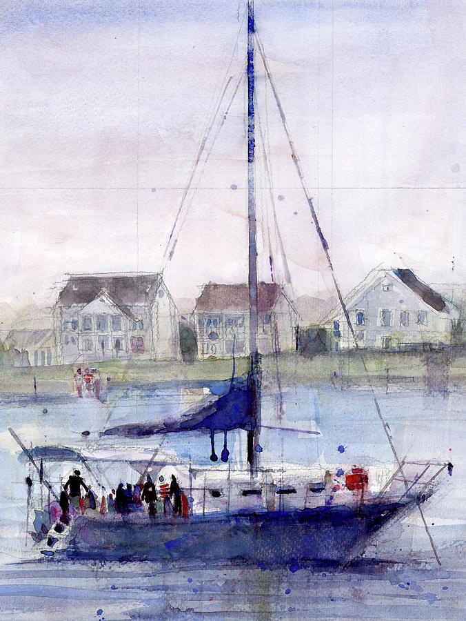 North Carolina Sailboats Painting