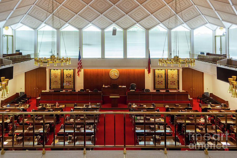 North Carolina State House of Representatives Chamber Photograph by