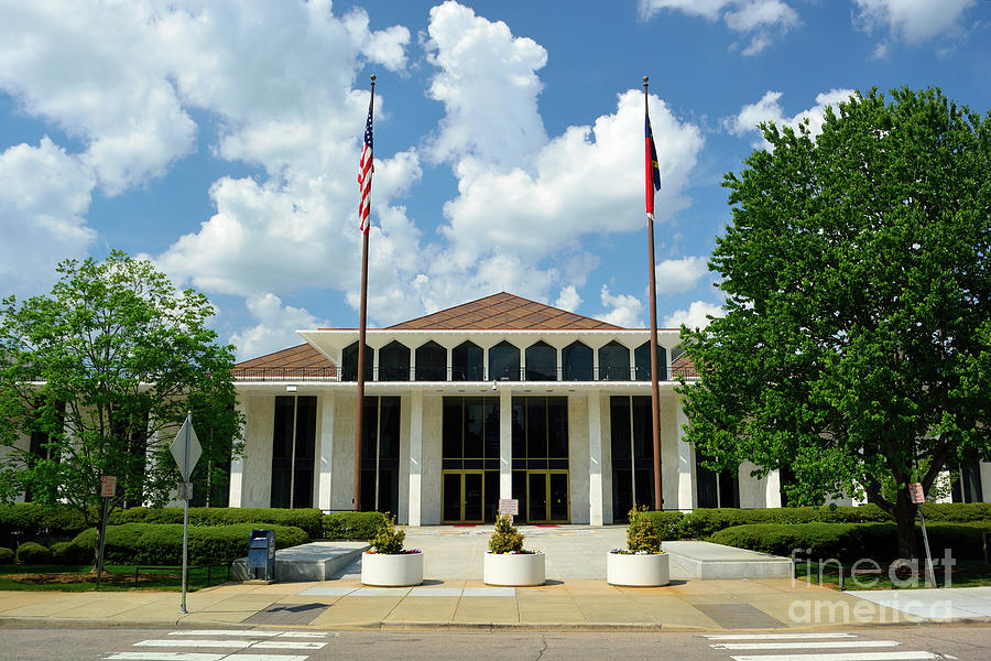 North Carolina State Legislative Building on a Sunny Day Photograph by