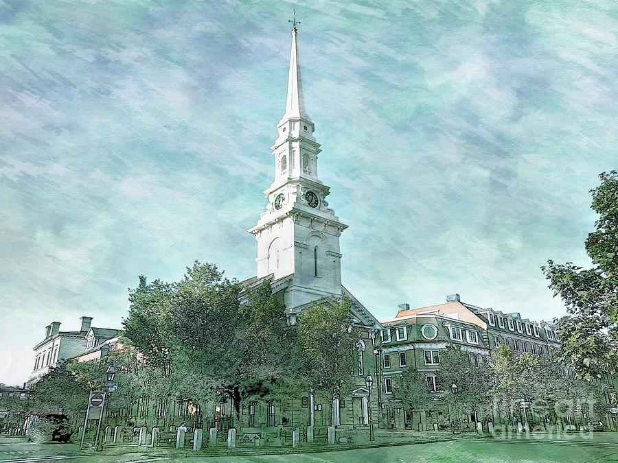 North Church, Portsmouth,Nh Photograph by Marcia Lee Jones