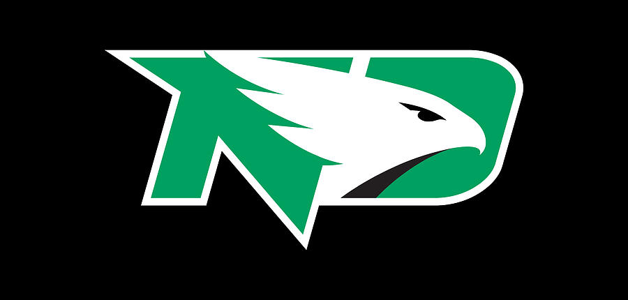 North Dakota Fighting Hawks Logo Digital Art By Red Veles 