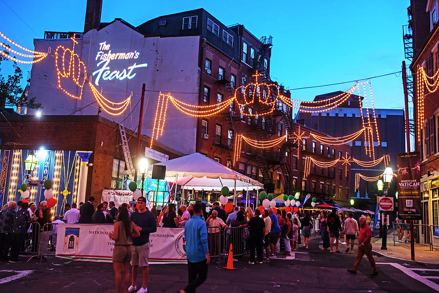 North End Boston Fisherman's Feast North Street Boston MA Photograph by