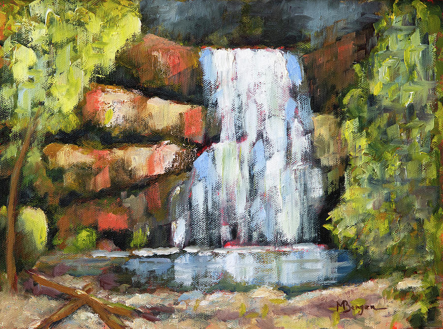 North Falls Painting by Mike Bergen