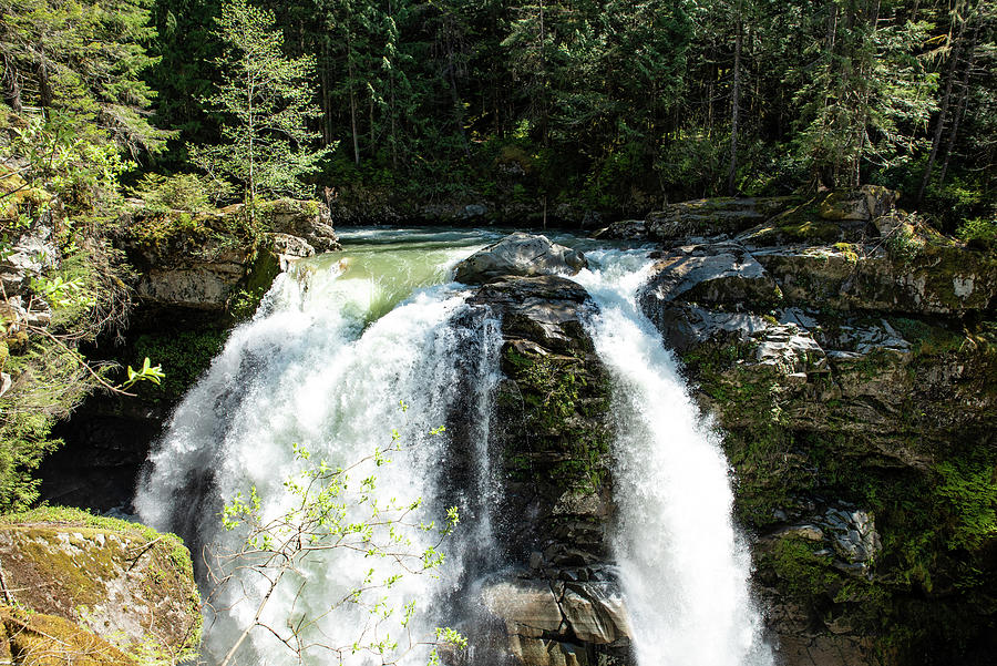 North Fork Falls Photograph by Tom Cochran