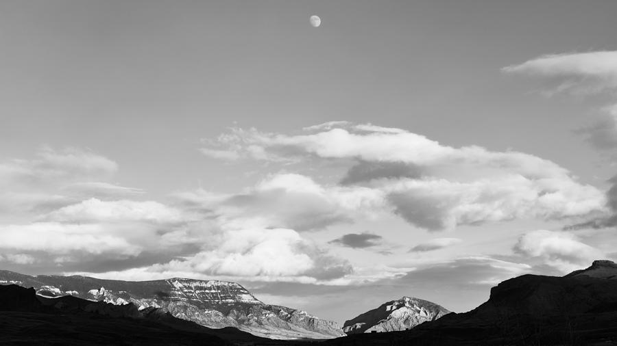 North Fork Moon Photograph by Alden White Ballard