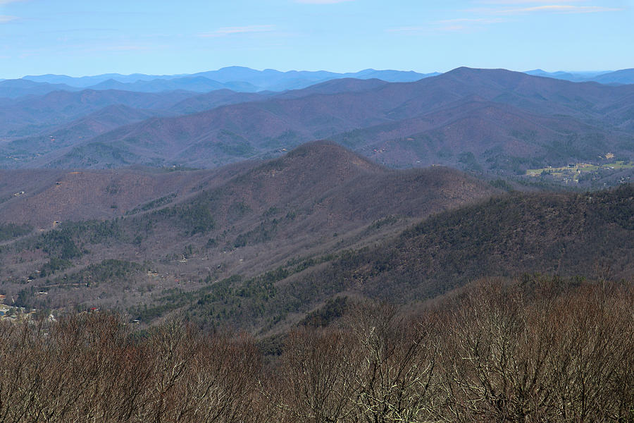 North Georgia Mountain Valleys Photograph by Ed Williams