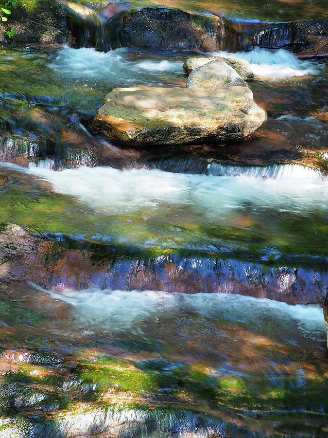 North Gully Rapids Digital Art by Bearj B Photo Art