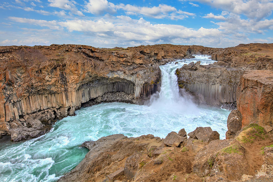 North Iceland Waterfalls - Aldeyjarfoss Photograph