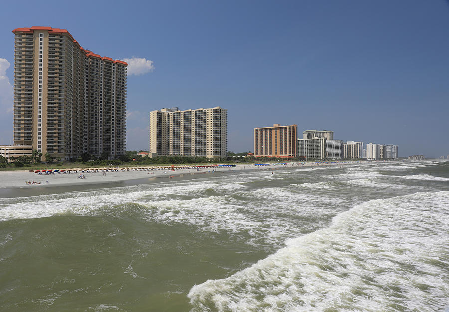 North Myrtle Beach Waves Photograph by Dan Sproul
