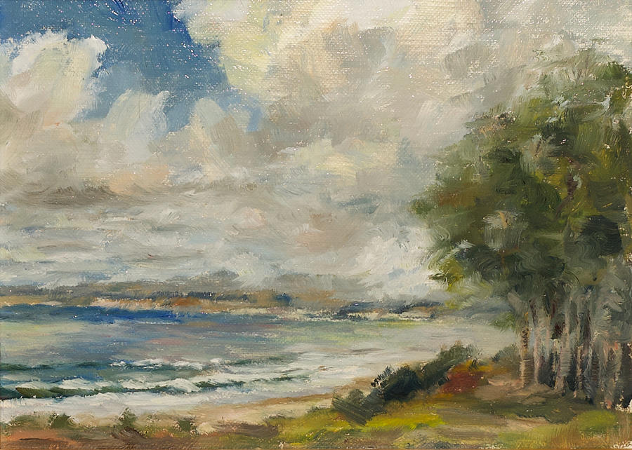 North of The Seascape Painting by Edward White