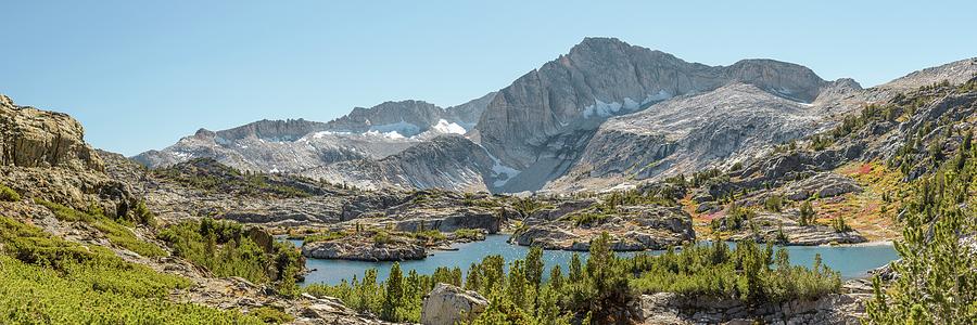 Mountain Photograph - North Peak and Shamrock Lake Panorama by Alexander Kunz