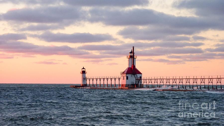 North Pier Lighthouse, St. Joe, MI Photograph by Thomas Lane Photo ...