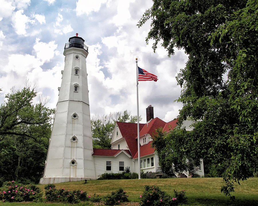 North Point Lighthouse Photograph by Scott Olsen