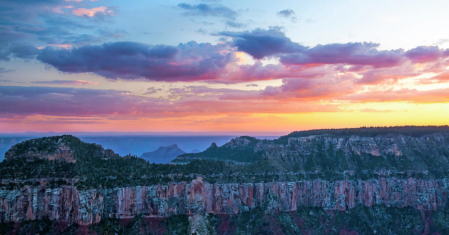 North Rim Sunset Photograph by Ginger Stein