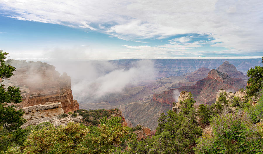 North Rim Photograph - North Rim View Of Grand Canyon #1 by Morris Finkelstein