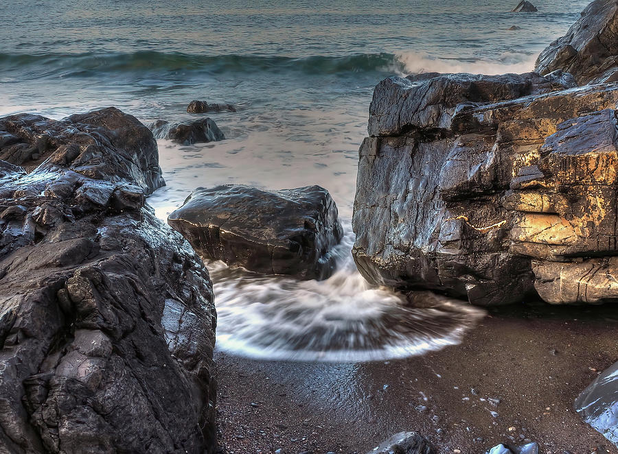 Find A Way Through North Sea Shore Banffshire Coast Scotland  Photograph by OBT Imaging