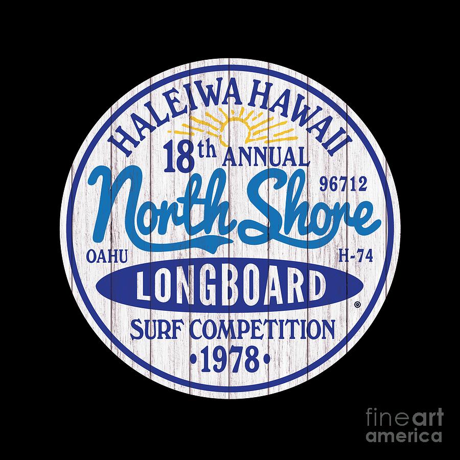 North Shore Longboards Digital Art by Gary Grayson