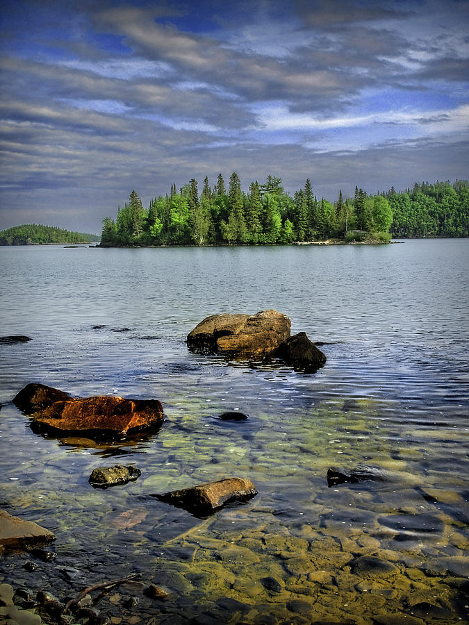 North Shore on Lake Superior near Thunder Bay, Ontario, Canada Photograph by Randall Nyhof