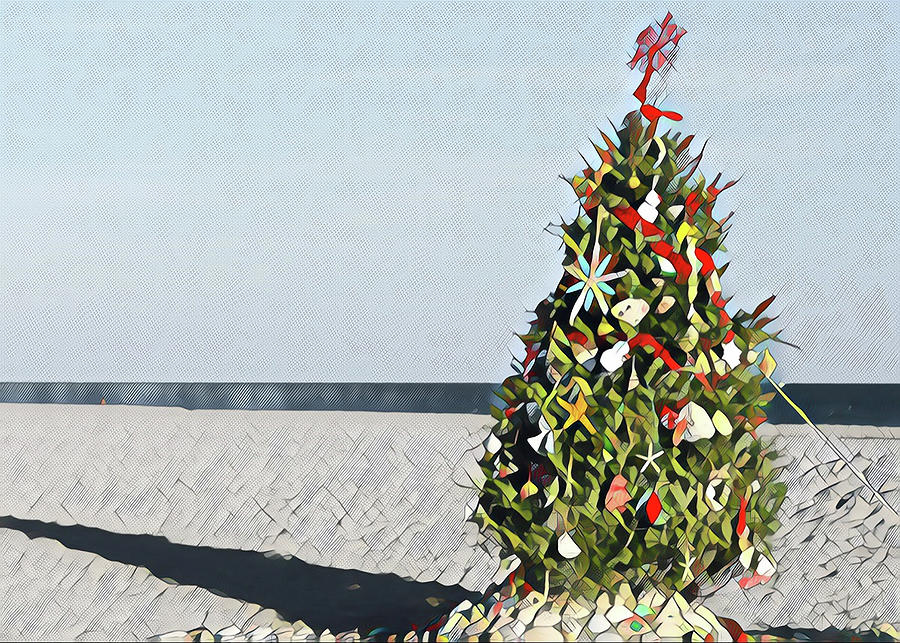 North Street Christmas Tree Digital Art