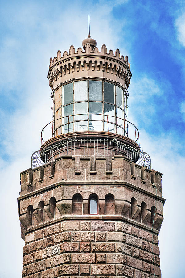 North Tower Of Twin Lighthouses Photograph by Gary Slawsky