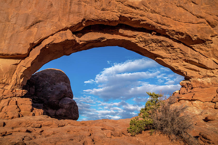 North Window Arch Cloudscape Photograph by Andy Konieczny