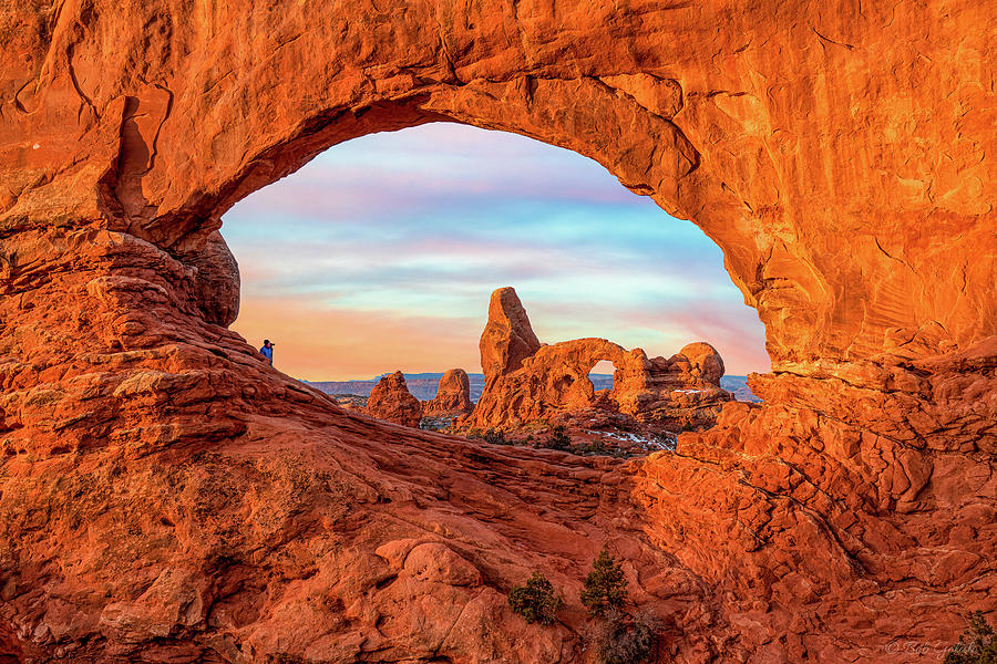 North Window View of Turret Arch Photograph by Robert Golub - Pixels