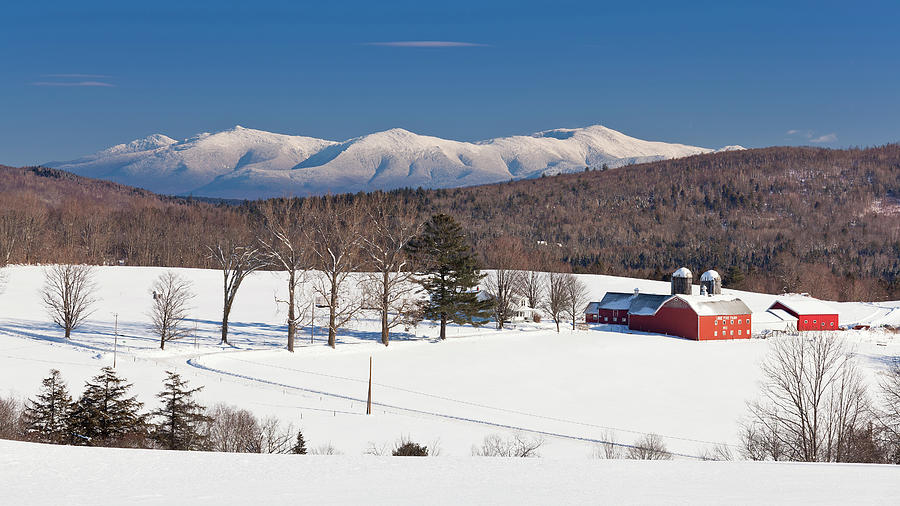 Northeast Kingdom Winter Landscape Photograph by Alan L Graham
