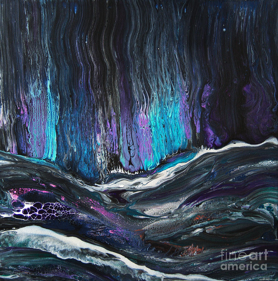 Norther Lights 8374 Painting by Priscilla Batzell Expressionist Art Studio Gallery