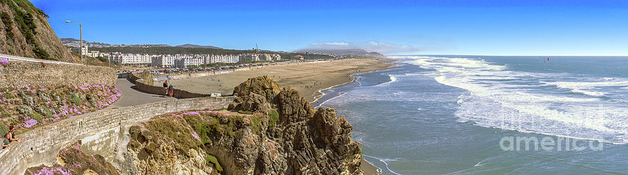 Northern California Coastline Panorama Photograph by David Zanzinger